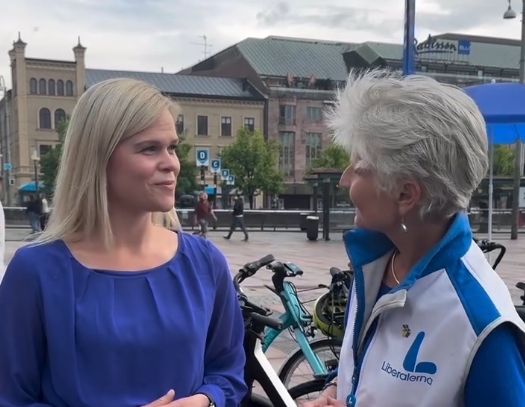 Anna Maria Corazza Bildt och Jämställdhetsminister Paulina Brandberg